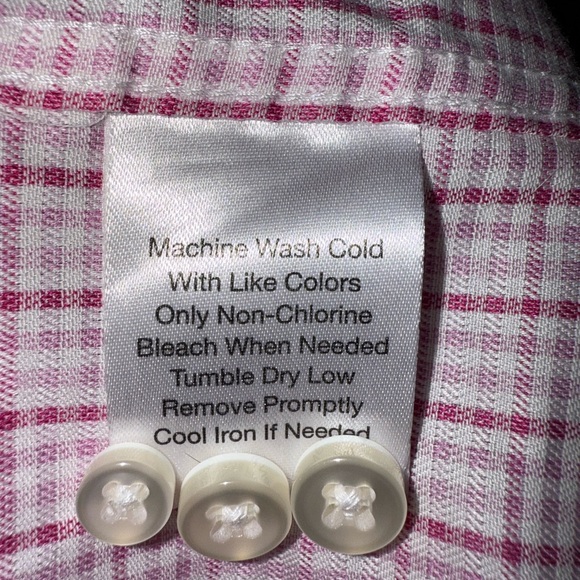 Egara Slim Fit Gingham Button Up Dress Shirt - Picture 9 of 10